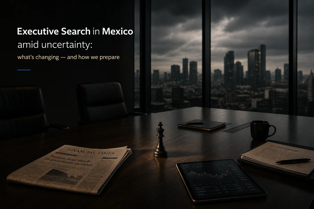 Executive Search in Mexico amid uncertainty: what's changing — and how we prepare